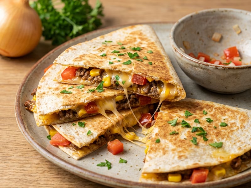Quesadilla with Minced Meat