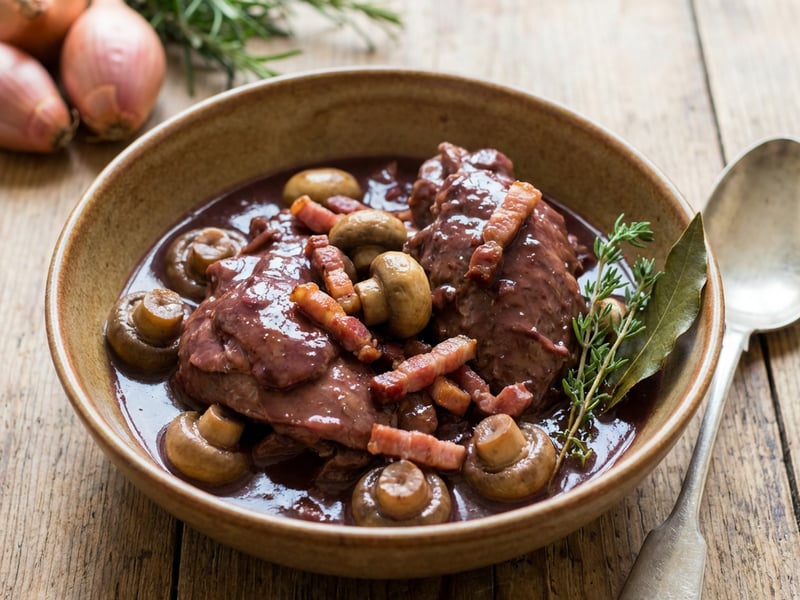 Coq au Vin | French Classic in Red Wine