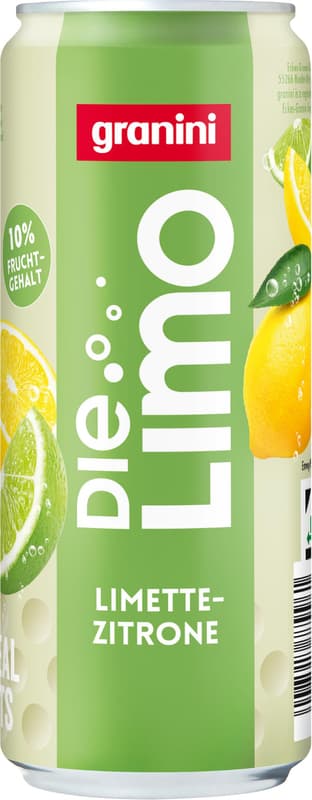 Die Limo von granini Limette-Zitrone Dose (EINWEG)