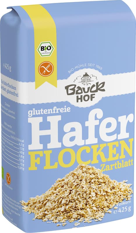 Bauck BIO Haferflocken Zartblatt glutenfrei