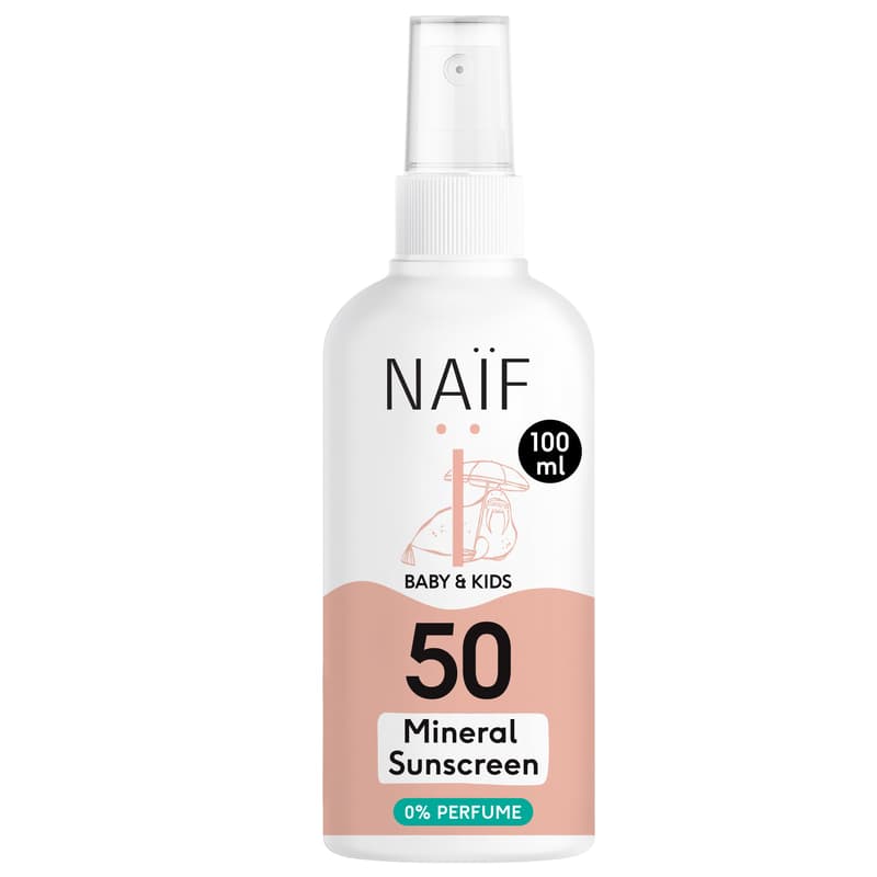 Naïf Care Sun Protection Spray Baby & Child, 0% perfume SPF 50
