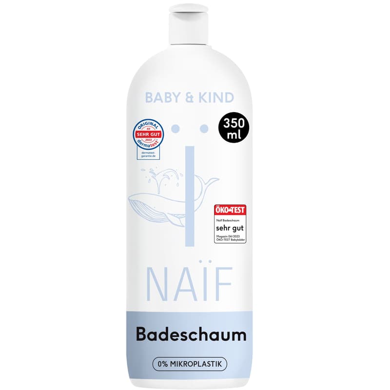Naïf Care Pflegender Badeschaum für Baby & Kids