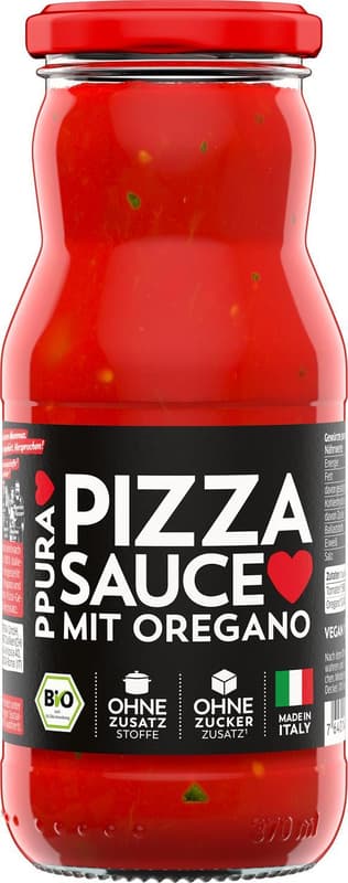 PPURA BIO Pizza sauce with oregano
