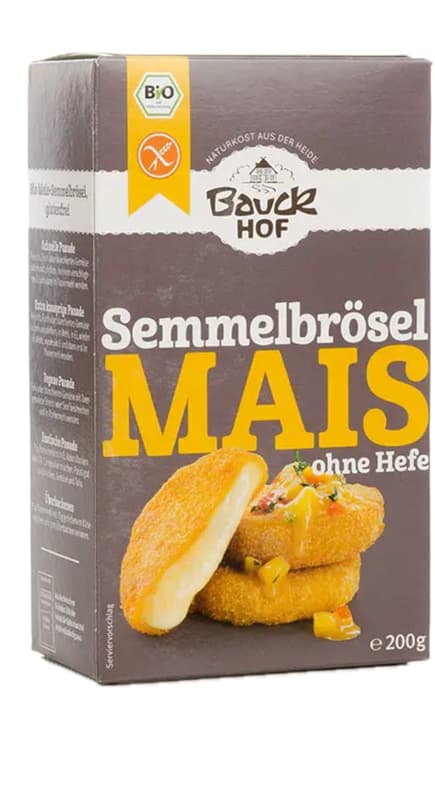 Bauck BIO Mais-Paniermehl glutenfrei