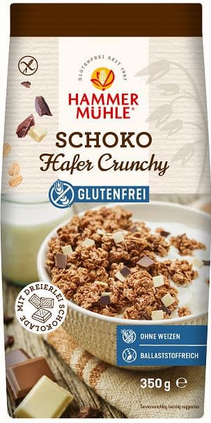 Hammermühle Hafer-Schoko-Crunchy glutenfrei
