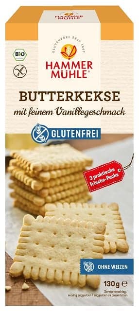 Hammermühle BIO Butterkekse glutenfrei