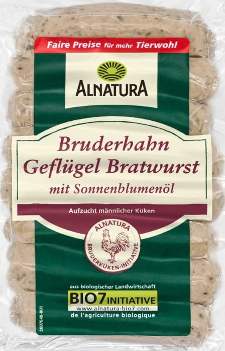 Alnatura BIO Geflügel Bratwurst
