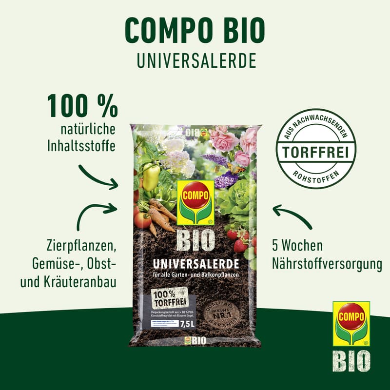 COMPO BIO Universalerde torffrei