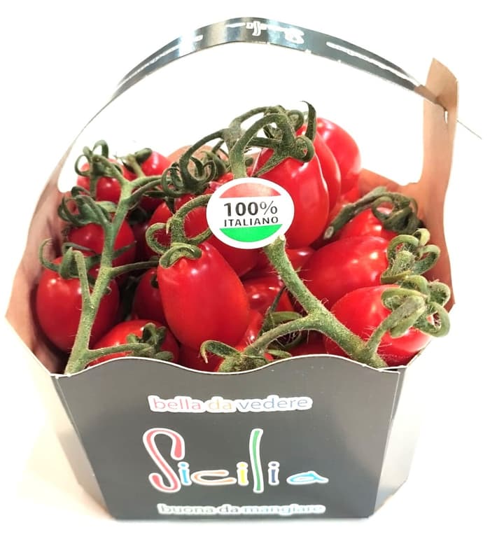 Sizilianische Datteltomaten, Schale