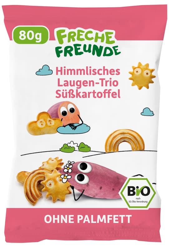 Freche Freunde Bio Himmlisches Laugen-Trio Süßkartoffel