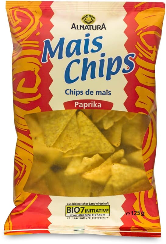 Alnatura Bio Mais Chips Paprika