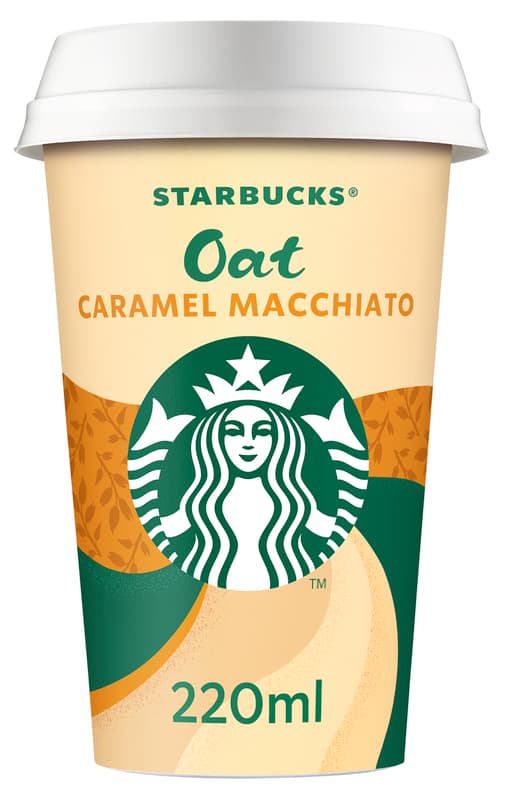 Starbucks Oat Caramel Macchiato Iced Coffee VEGAN