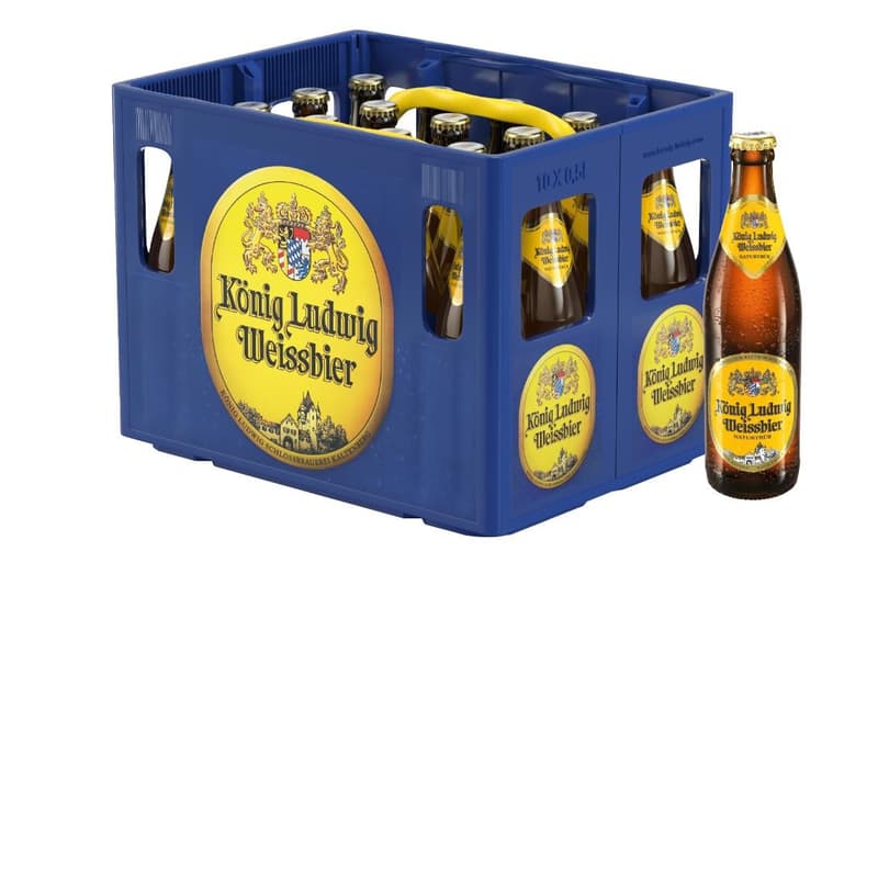 König Ludwig Weissbier Hell Naturtrüb 20 x 0,5l Mehrweg