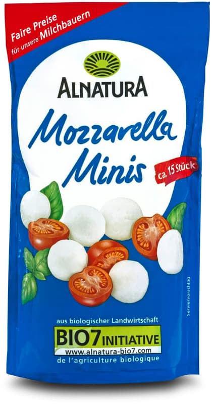 Alnatura Organic Mozzarella Minis