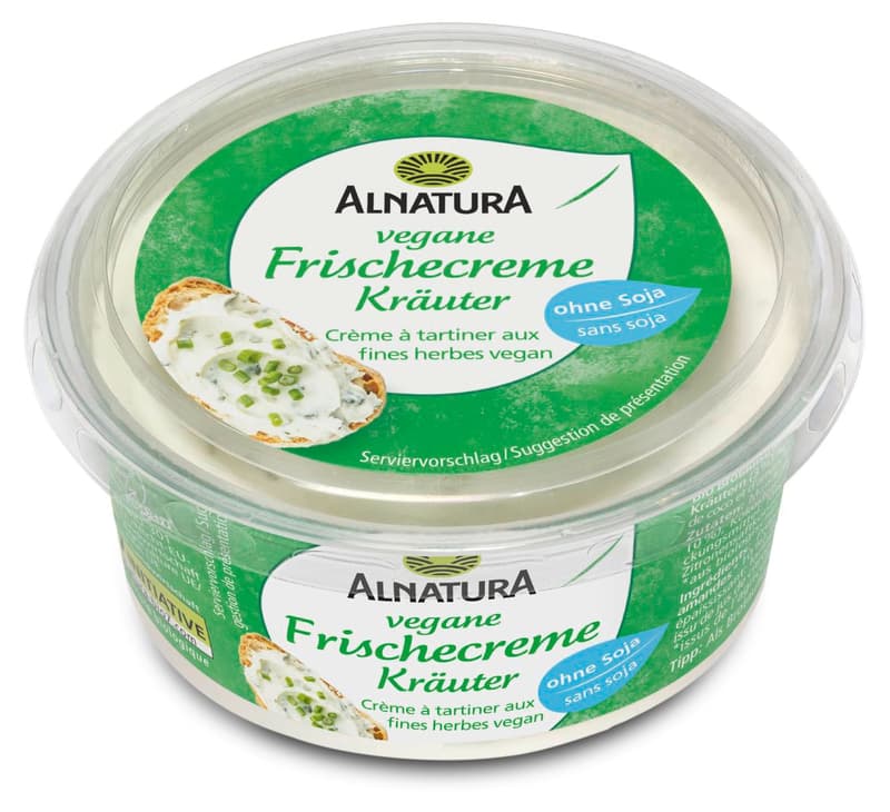 Alnatura organic vegan fresh cream herbs