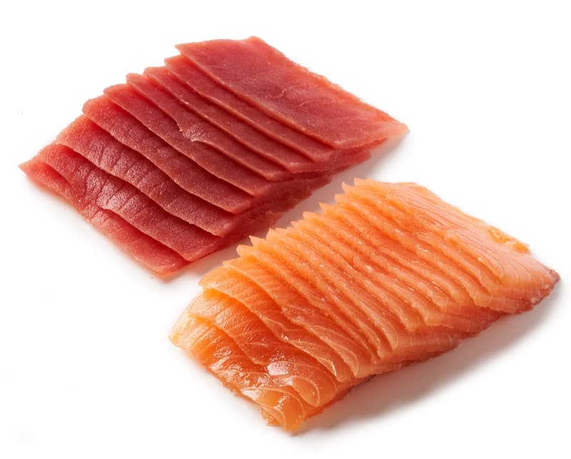 Oceans  Lachs und Thunfisch Sashimi Scheiben (Sushi Portionen)