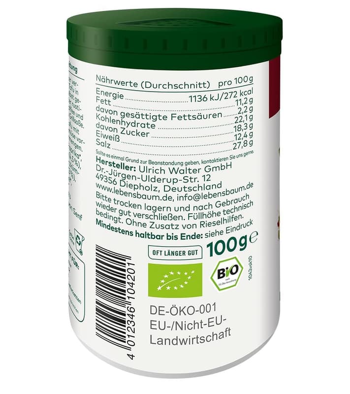 Lebensbaum BIO Grillmeister Rub