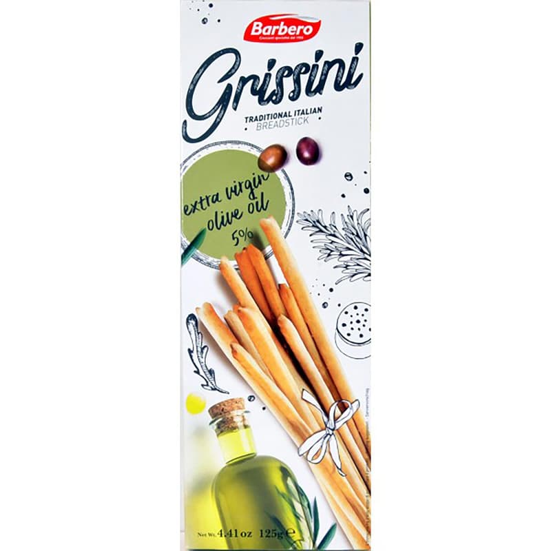 BARBERO Grissini Torinesi mit Olivenöl