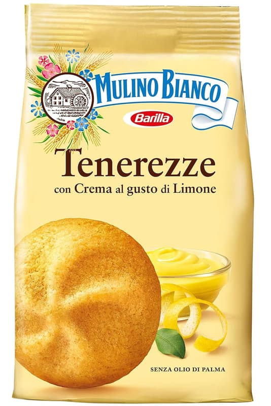 Mulino Bianco Tenerezze mit Zitronencremfüllung