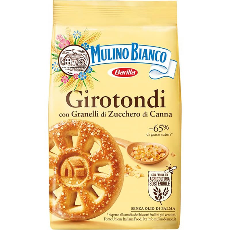 Mulino Bianco Girotondi mit brauner Zucker