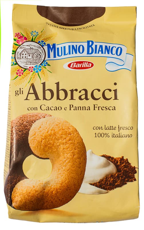 Mulino Bianco Abbracci mit Kakao & Sahne