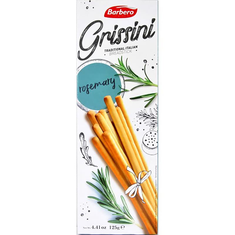 BARBERO Grissini Torinesi mit Rosmarin