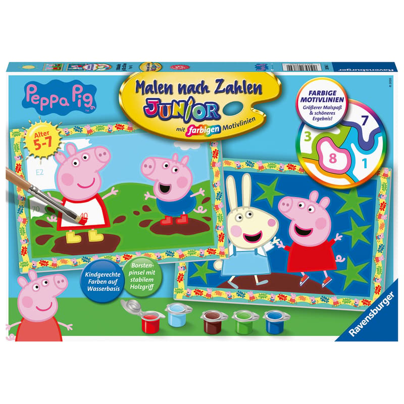 Ravensburger Colouring by Numbers Peppa Pig