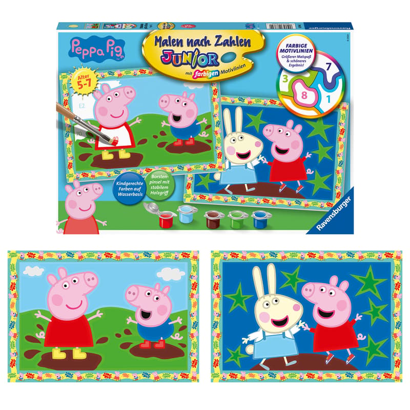 Ravensburger Colouring by Numbers Peppa Pig