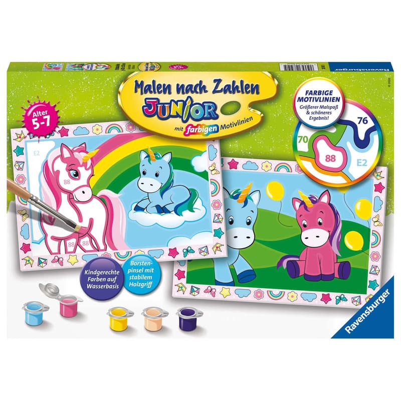 Ravensburger Painting by Numbers Enchanting Unicorns