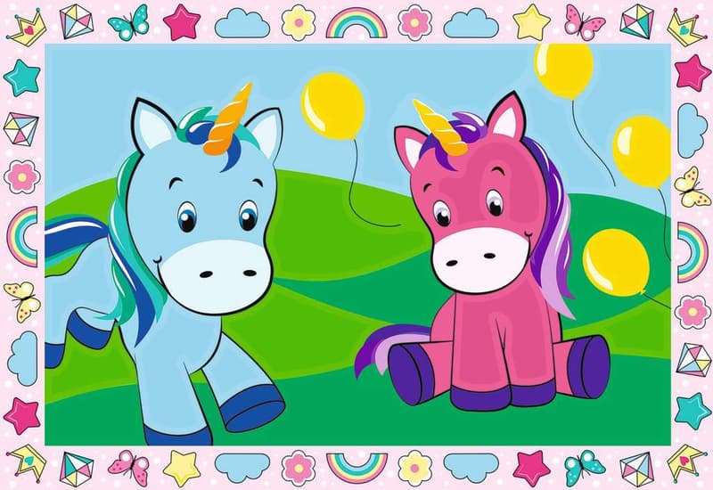 Ravensburger Painting by Numbers Enchanting Unicorns