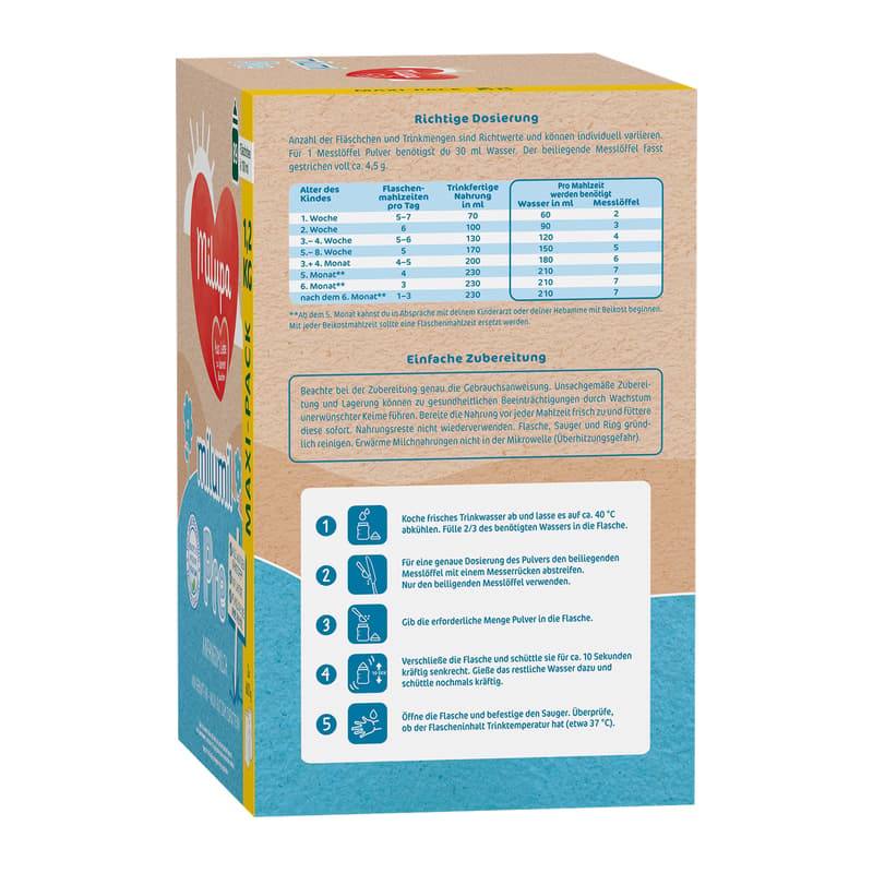 Milupa Milumil Pre - formula milk, value pack