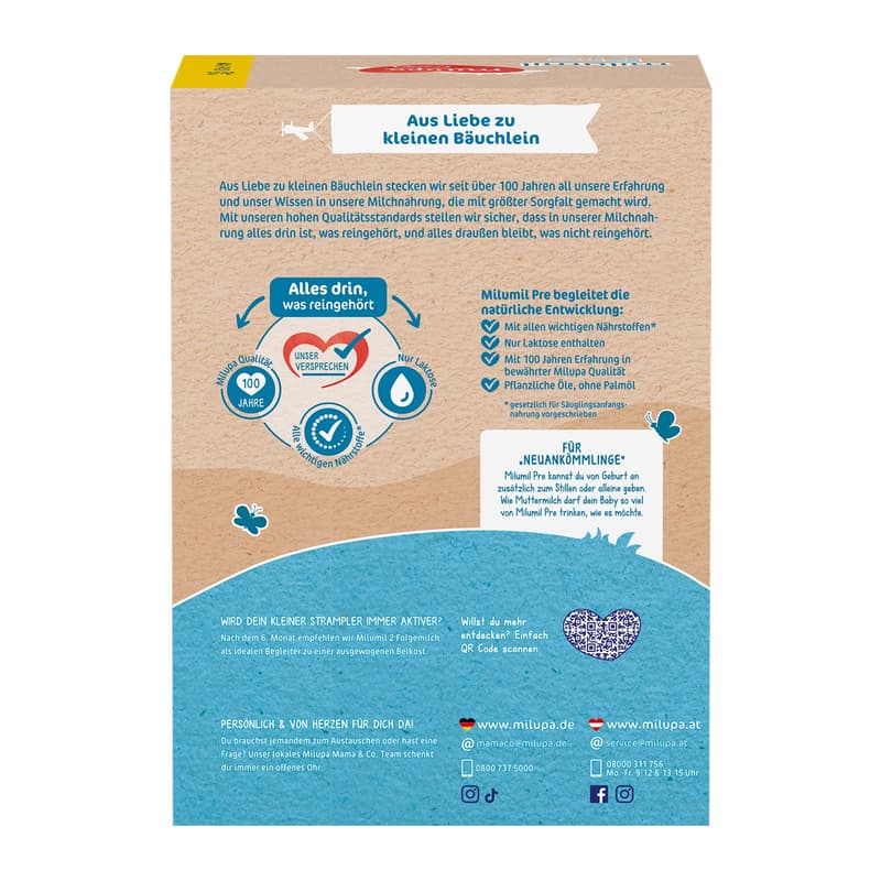 Milupa Milumil Pre - formula milk, value pack