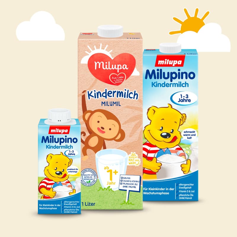 Milupino children's milk 1-3 years, ready to drink