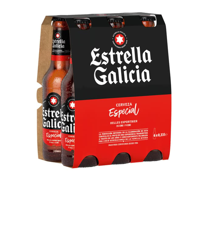 Estrella Galicia Premium Lager 6 x 0,33l Mehrweg