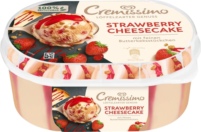 Cremissimo Strawberry Cheesecake