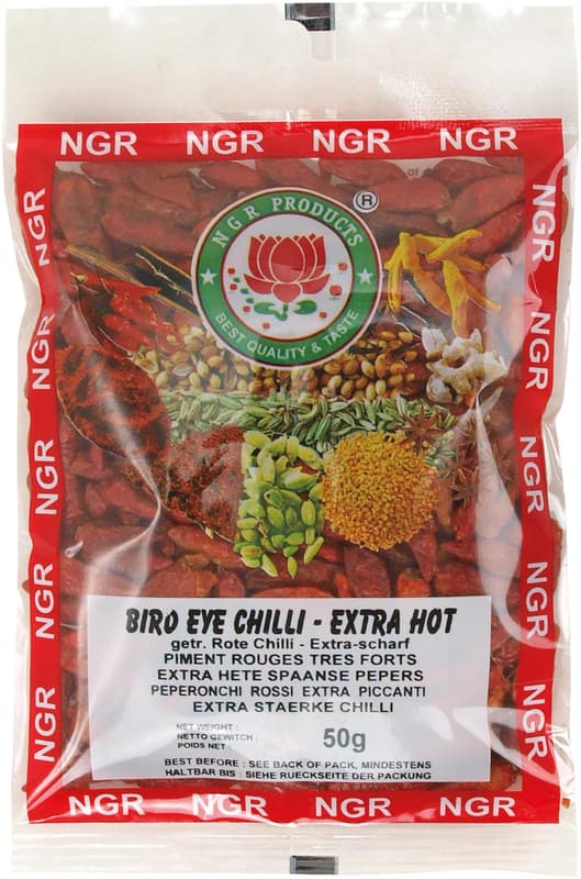 NGR Bird Eye Chilis choten extra scharf