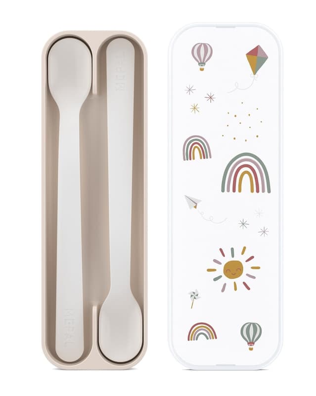 MEPAL Set fütterlöffel mio 2 stück - sunshine & rainbow