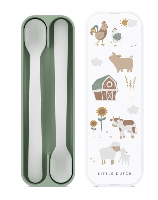 MEPAL Set fütterlöffel mio 2 stück - little farm