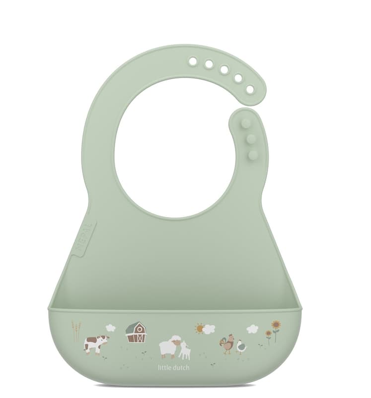 MEPAL Silikon lätzchen mio - little farm
