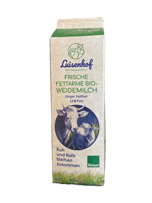 Luisenhof Bio ESL-Milch 1,5% KuhKalb