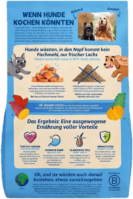 Edgard & Cooper Trockenfutter Frischer Lachs M 2,5kg