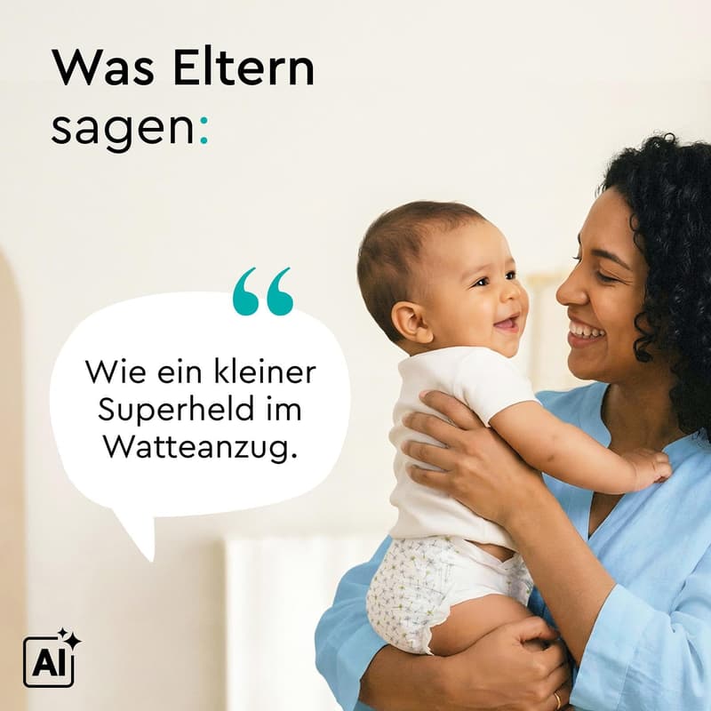 LILLYDOO Windeln Größe 1, 2-5 kg
