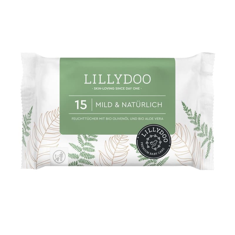 LILLYDOO green natural wet wipes