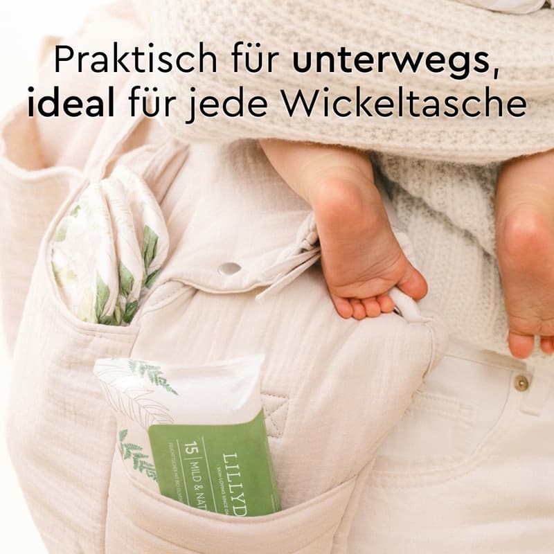 LILLYDOO green natural wet wipes