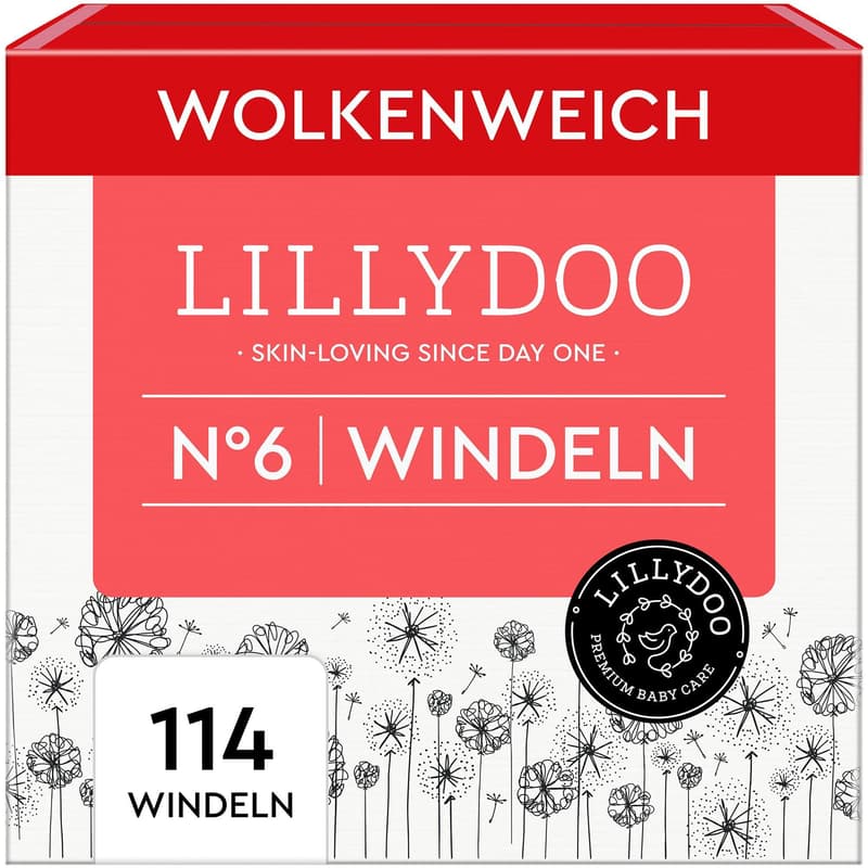 LILLYDOO nappies size 6, monthly box