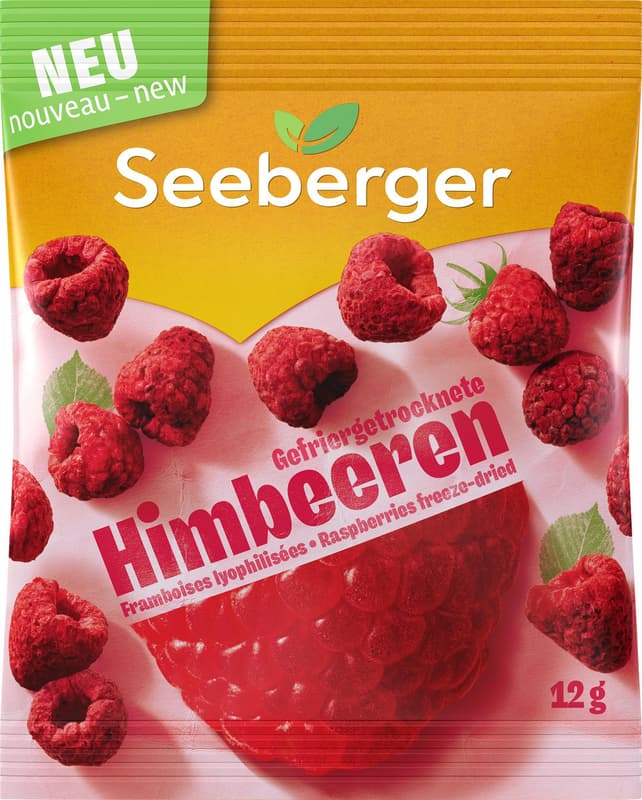 Seeberger gefriergetrocknete Himbeeren
