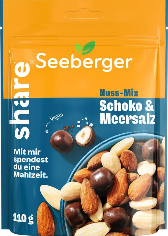 Seeberger x Share Nuss Mix Schoko & Meersalz