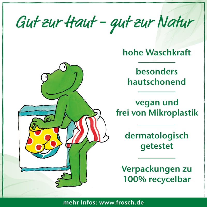 Frosch Sensitive Washing Powder Aloe Vera 3. 432 kg