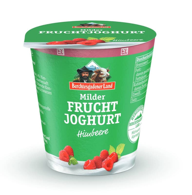 Berchtesgadener Land Fruchtjoghurt Himbeere