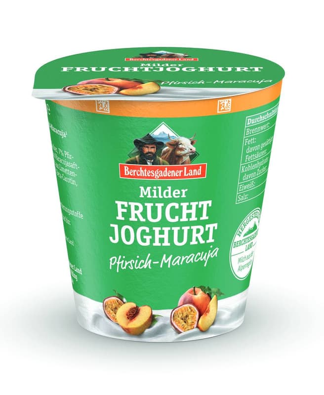 Berchtesgadener Land Fruchtjoghurt Pfirsich-Maracuja